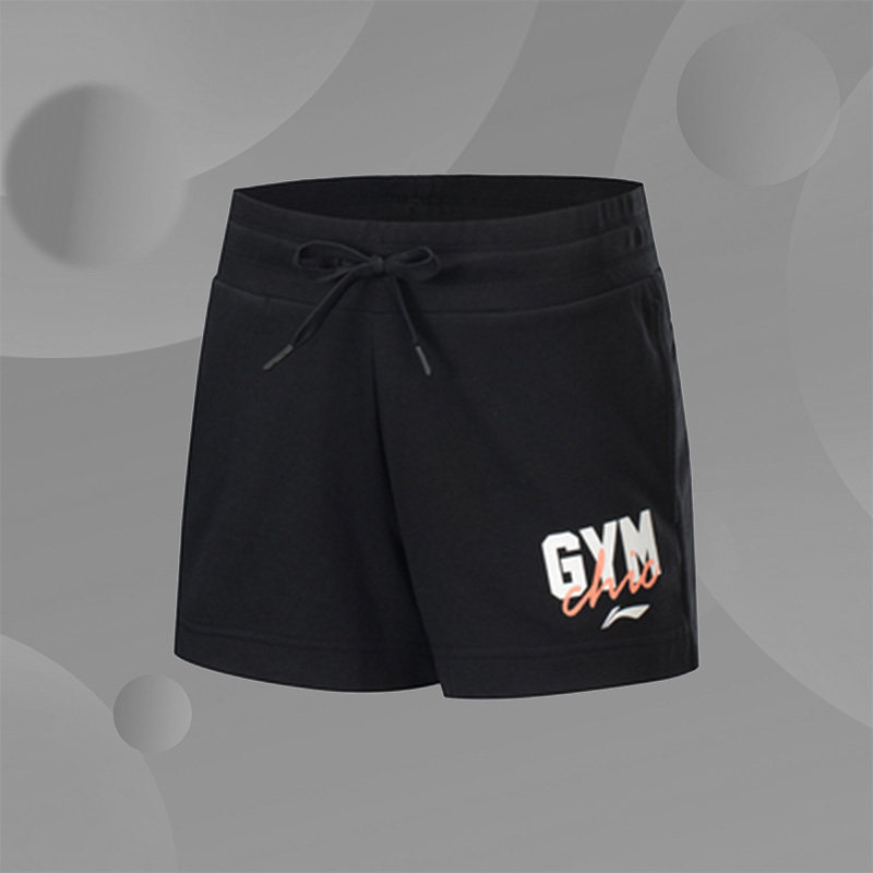 Li ning shorts women 19 summer new training series thin breathable comfortable short pants AKSP052
