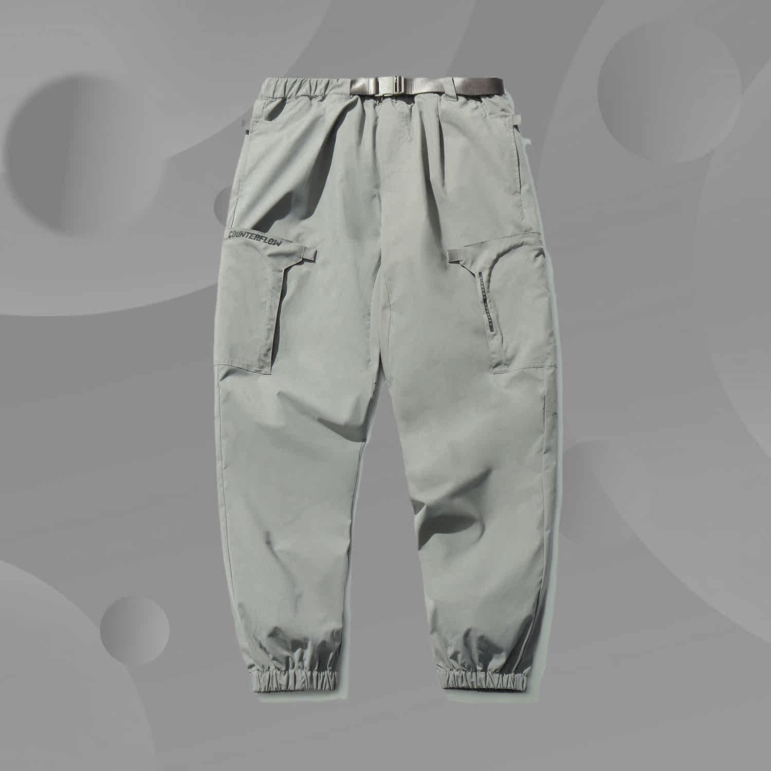 Li Ning ChaoCF Anadromous Serie God City Smoke Clouds-Luoyang Men's Close-up Loose Sports Long Pants AYKR493-2