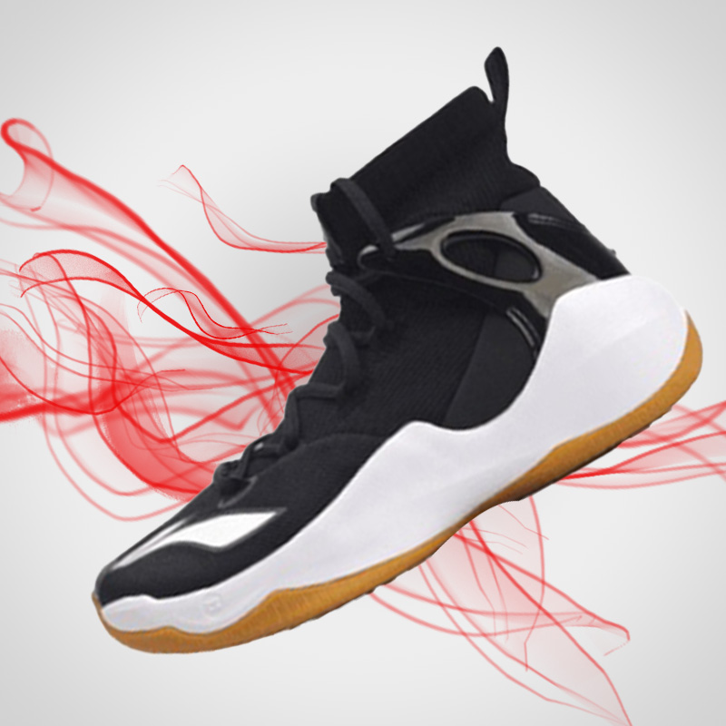 Li Ning voice speed 6V2 high cylinder basketball shoe autumn winter style Wade way shock absorbing and breathable wearable sneakers ABAN027