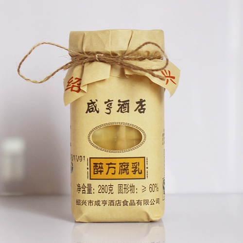 Shaoxing Specialty Xianheng Hotel Paper Drunk Fadure 280g*2 бутылка белого тофу Merry Flom Tofu еда