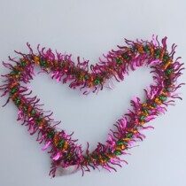 Holiday decoration supplies woolen color strips Christmas birthdays happy Childrens Day Mid-Autumn Festival ribbons blue decorations madder lights