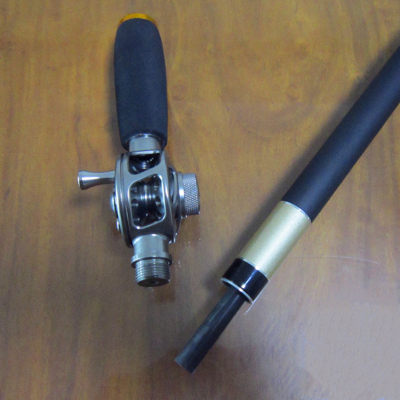 Ice удочкой 冰钓中通竿19调6h超轻硬高碳内走线 线冰钓竿2米超短28调中通杆套装 OSL