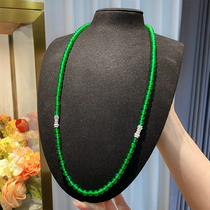 VISING jewelry 6mm 108 Brazilian chrysoprase agate beads bead chain sweater chain multi-wear style comparable to jadeite