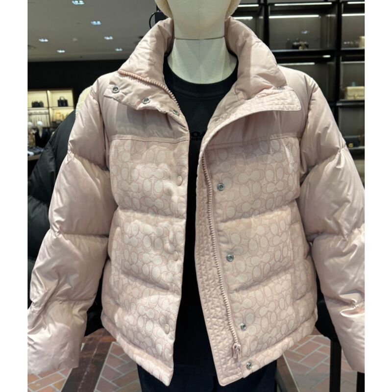 American Coach Women's Ultra-Short 90% Duck down Jacket Cca31 Thickened and Warm in Stock