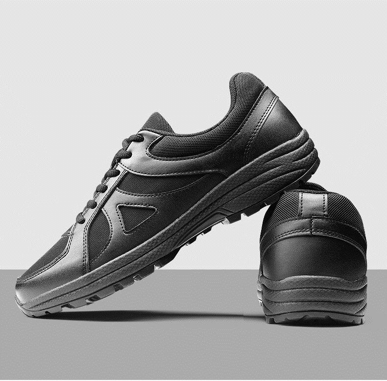 Fall New Fire Shoes Men's Training Black Running Shoes Super Light Fire Abrasion Resistant Labor Shoes Rubber Shoes Training Shoes