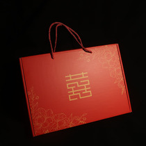 Chinese style fan gift box gift box ancient wind fan Palace fan box fan box