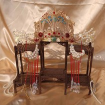 Xiuhe headdress bride 2021 new flow of Su Steps Shake Fengguang atmosphere Chinese Xiuhe clothing Han Ming style style of antique style