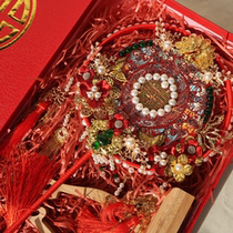 Diy Material Red Xigan Handick Chinese Wedding Xiu Ming Han Clothing Products Fan