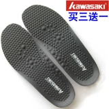 Kawasaki, стельки для бадминтона, дышащие нескользящие амортизирующие кроссовки подходит для мужчин и женщин, впитывают пот и запах, для бега