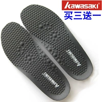 Kawasaki, стельки для бадминтона, дышащие нескользящие амортизирующие кроссовки подходит для мужчин и женщин, впитывают пот и запах, для бега