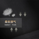 Li Ning, спортивные баскетбольные тонкие наколенники для бадминтона для спортзала, для бега