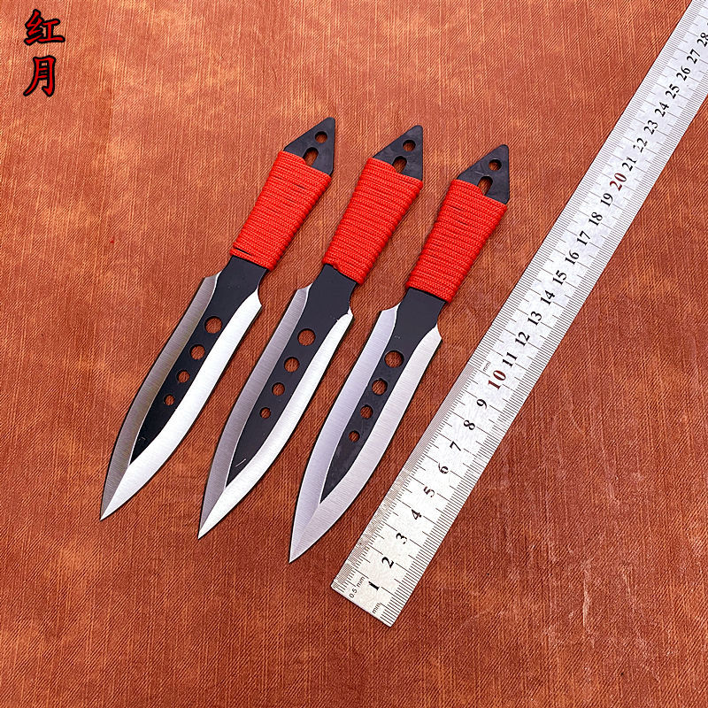 Outdoor dart hidden weapon willow leaf flying needle dart knife self-defense hidden weapon straight rotating flying steel needle throwing martial arts equipment props