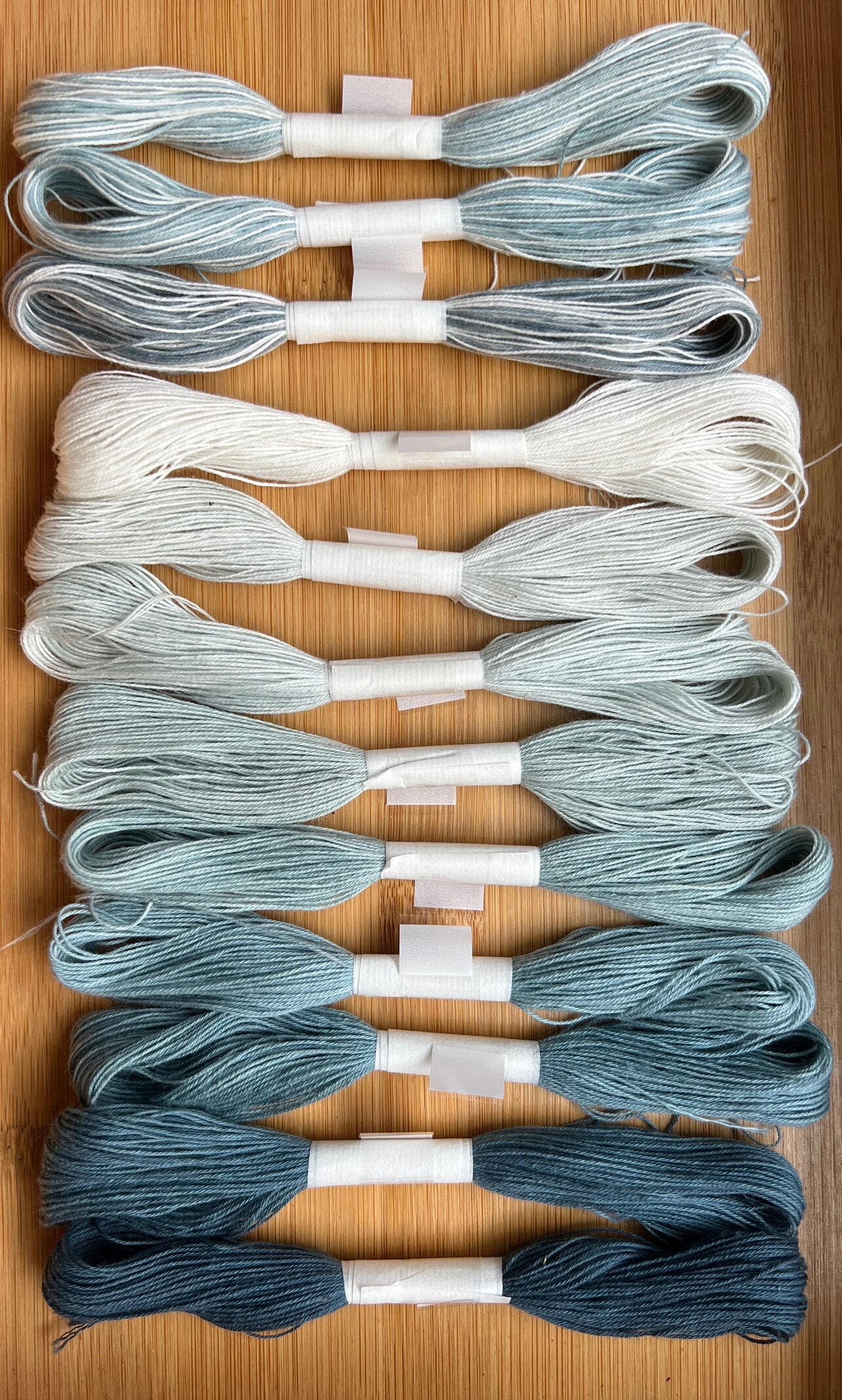 mango temari ball plant-dyed cotton thread fresh mulberry