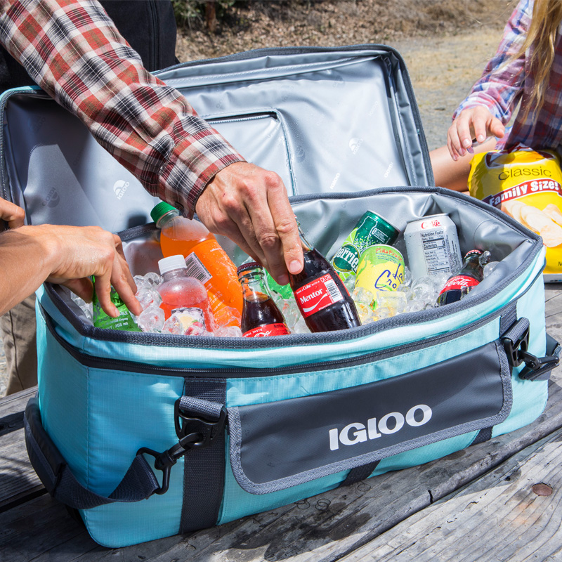 IGLOO American ice bag insulation bag aluminum foil thickened cold insulation insulation outdoor picnic basket backpack refrigeration bag