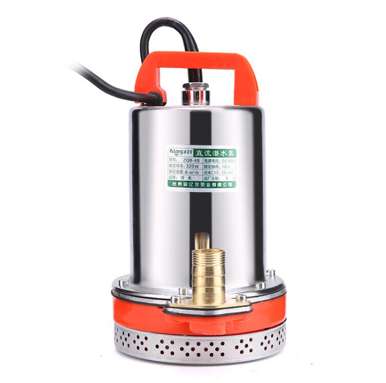 Agricultural watering vegetable diving pound pumping help 48V60V electric car flushing charging bottle car water absorption pound list pumping bang stick pound