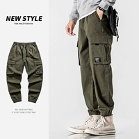 Jun Green 【Хлопковые рабочие брюки】