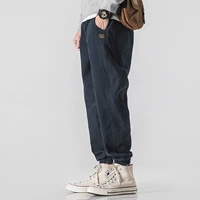 Сокровище синий 【0996 Хлопковые рабочие брюки】