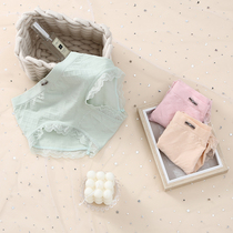 Modal underwear womens middle waist lifting hip triangle shorts girl thin trousers breathable girl pants sexy