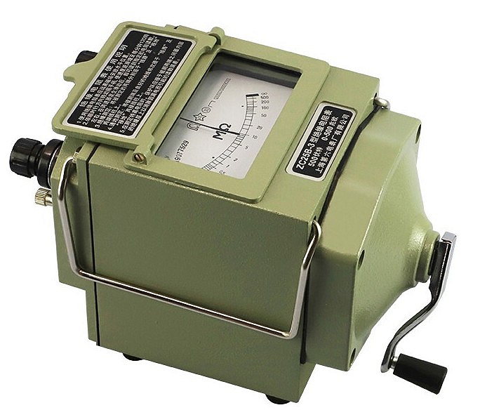 Shanghai Sixth Meter Plant ZC25B-1-2-3 -4 Insulation Resistance Meter 1000V Megalor Meter