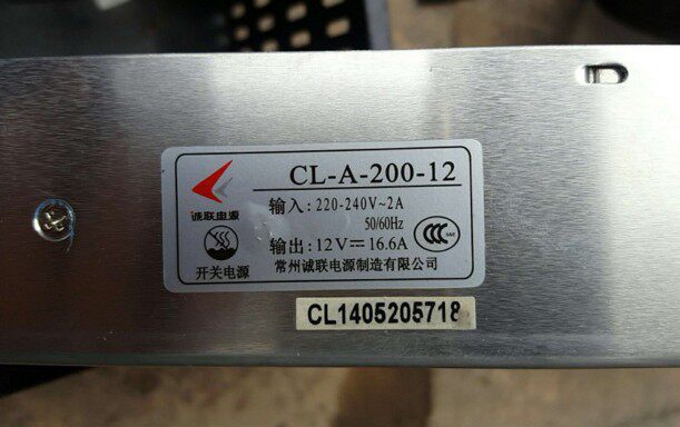 Chenglian Switching Power Supply CL-A-200-24 -12 -48 -36 -5 -42 -7 5 DC Regulated Power Supply