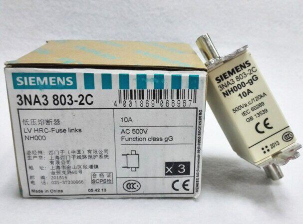 Siemens fuse Siemens 3NA3 NH00C 10A 16A 20A 32A 32A 40A-Taobao