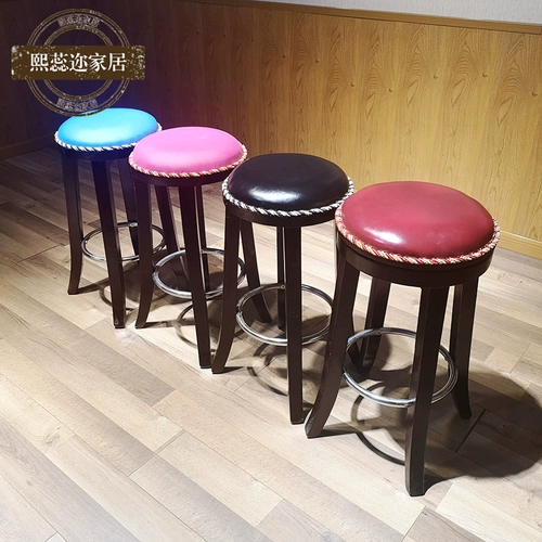 БЕСПЛАТНАЯ ДОСТАВКА СЕДНАЯ ДЕРЕВОДНОГО БАР Стул KTV BAR BAR BAR Стул Taipei Pure K Bar Стул хороший звук