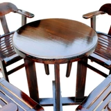 Наружные балконные столы и стул Комбинированные три -части на открытом воздухе повседневное железное литье алюминиевое кресло комплект набор для стола стулья стул стул