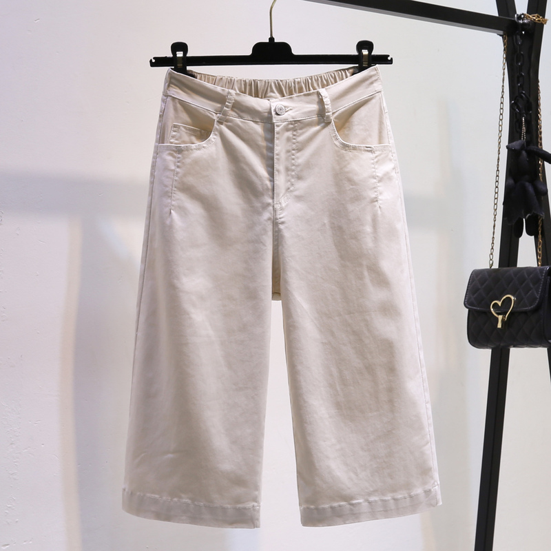 Petite Wide-Leg Pants for Women, Summer Thin Style, 2026 New High-Waisted Slimming Mid-Length Straight Loose Casual Pants