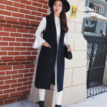 2022 autumn and winter clothing with womens fur waistcoat manicure vest long and high end double face cashmere big code fur coats women