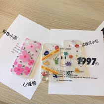 Shape small monster fun phone case Transparent soft shell day cute wind phone case