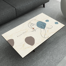 Коврики Журнальный столик 茶几垫桌布pvc防水防油免洗餐桌垫软玻璃塑料桌布家用化妆台桌布