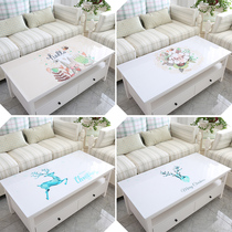 Table mat coffee table tablecloth pvc waterproof and oil-proof disposable coffee table mat tablecloth desk TV Cabinet ins student tablecloth