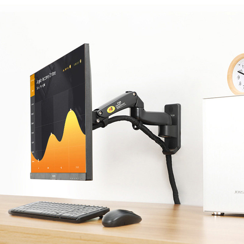 The Nb 17 27 Inch Monitor Stand Tv Rack Universal Computer Screen Wall Wall Shelf Rotates The Telescopic F150