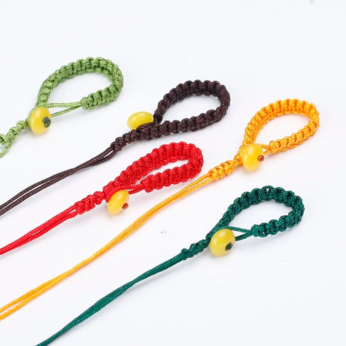 Плетеный брелок ручной работы, подвеска, связать своими руками, 20 шт