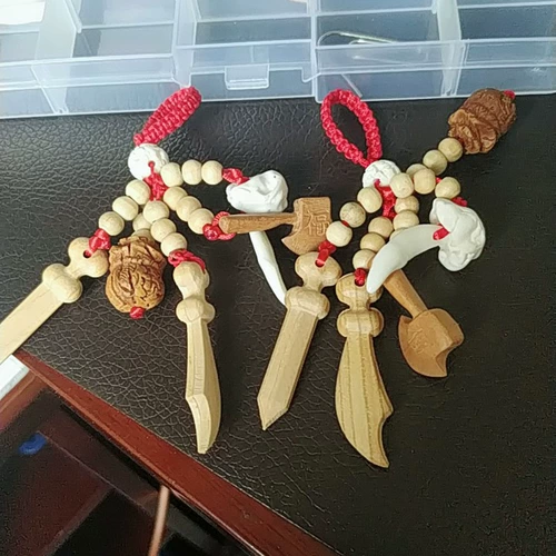 Плетеный брелок ручной работы, подвеска, связать своими руками, 20 шт