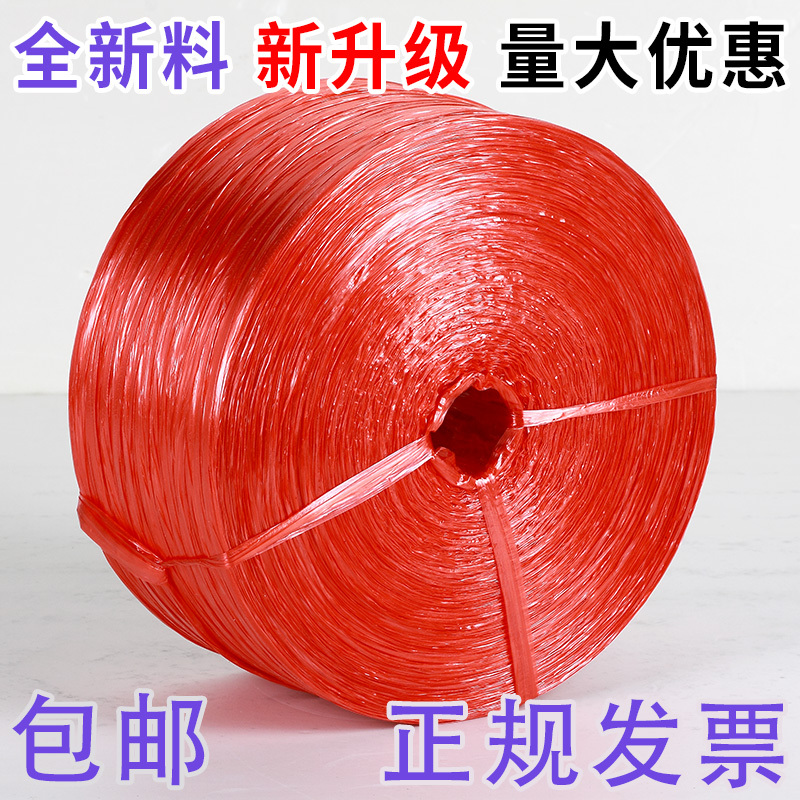 Nylon Plastic Packing Rope for Bundling and Packaging Vegetables, Transparent Binding Rope, Woven Rope, Tear-Resistant Strap, Wear-Resistant Thread