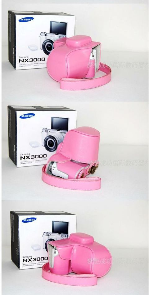 Giá rẻ Samsung NX1000 da NX300 NX2000 NX3000 / 3300 túi máy ảnh túi máy ảnh nx1100 - Phụ kiện máy ảnh kỹ thuật số túi đeo chéo máy ảnh