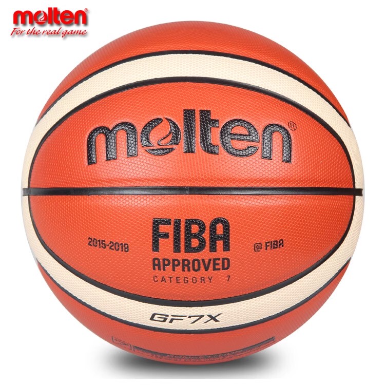 Molten Indoor Gf7X Outdoor Training and Competition Basketball Pu Material No. 7 Adult Fiba Certified Basketball