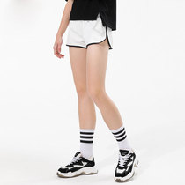 2020 new Real shot Korean version of loose size fat MM thin wide leg pants running fitness shorts women