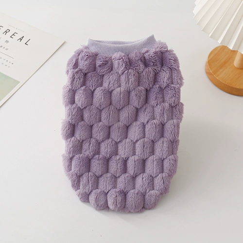 Теплый двойной бархатный жилет для домашних животных щенки хлопчатобумажная куртка жилет