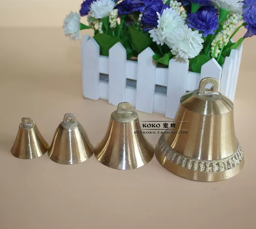 Латунный мегафон, медный колокольчик, домашний питомец, подходит для подростков