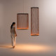 Spanish Vibia Array Tassel Pendant Light for Living Room and Dining Room, Designer Villa Suspended Staircase Lighting Fixture