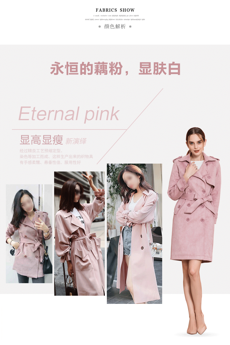 Trench pour femme      en Polyester - Ref 3227680 Image 7