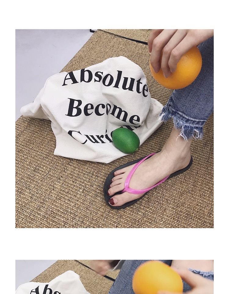 Dép đi trong nhà nữ thời trang mùa hè không trượt phẳng đáy xương cá màu rắn thường flip-flops dép và dép mặc non-slip nữ giày bãi biển