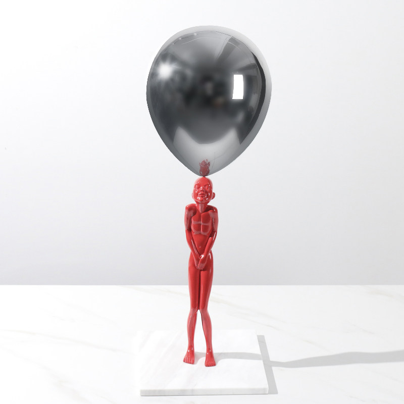 Nordic Modern Sample House Display Center-Like Room room TV Cabinet Room TV Closet Room Creative figure Sculpture Pendulum soft decorations