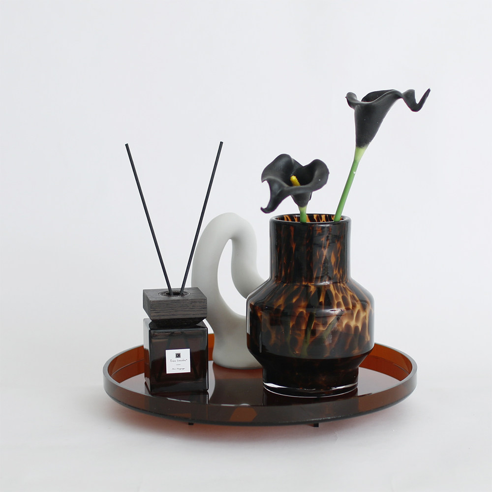 Modern Jane European model room decoration combination sales office living room dining table porch full case display decoration tray