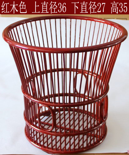 Bamboo frame towel basket grass frame Hotel fabric basket basket towel frame containing basket