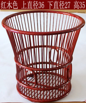 Bamboo woven frame towel basket cloth straw frame hotel cloth grass basket dirty clothes basket towel frame storage basket storage basket