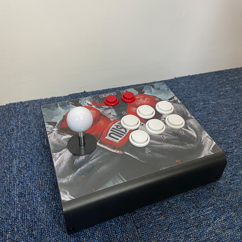 Five-calf handheld charging clamshell joystick arcade dedicated external double joystick console