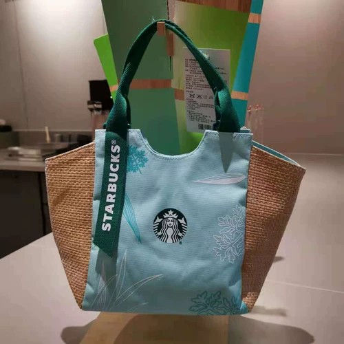 Starbucks, ланч-бокс, портативная сумка на одно плечо, маленькая сумка клатч, 2022
